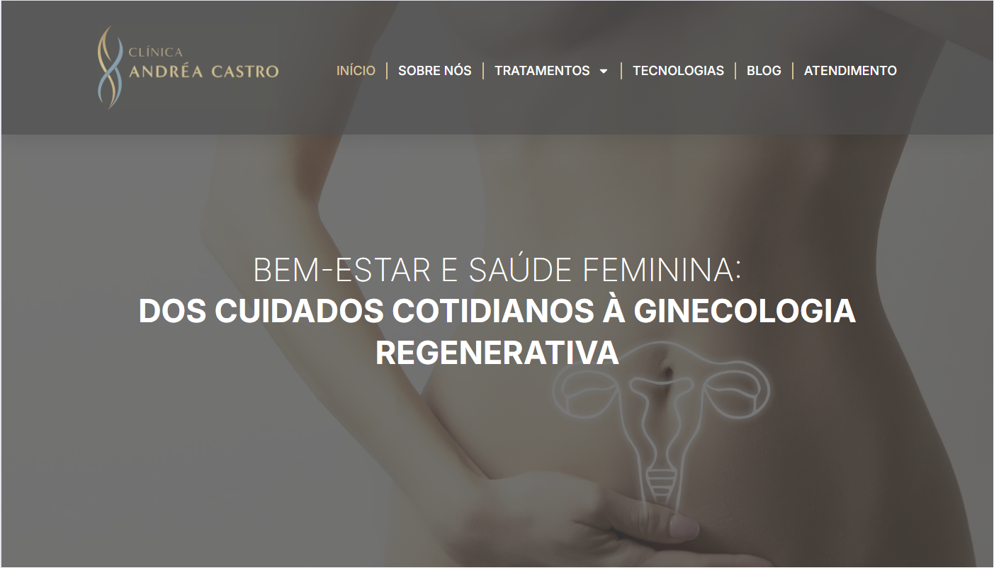 Site Clínica Andréa Castro