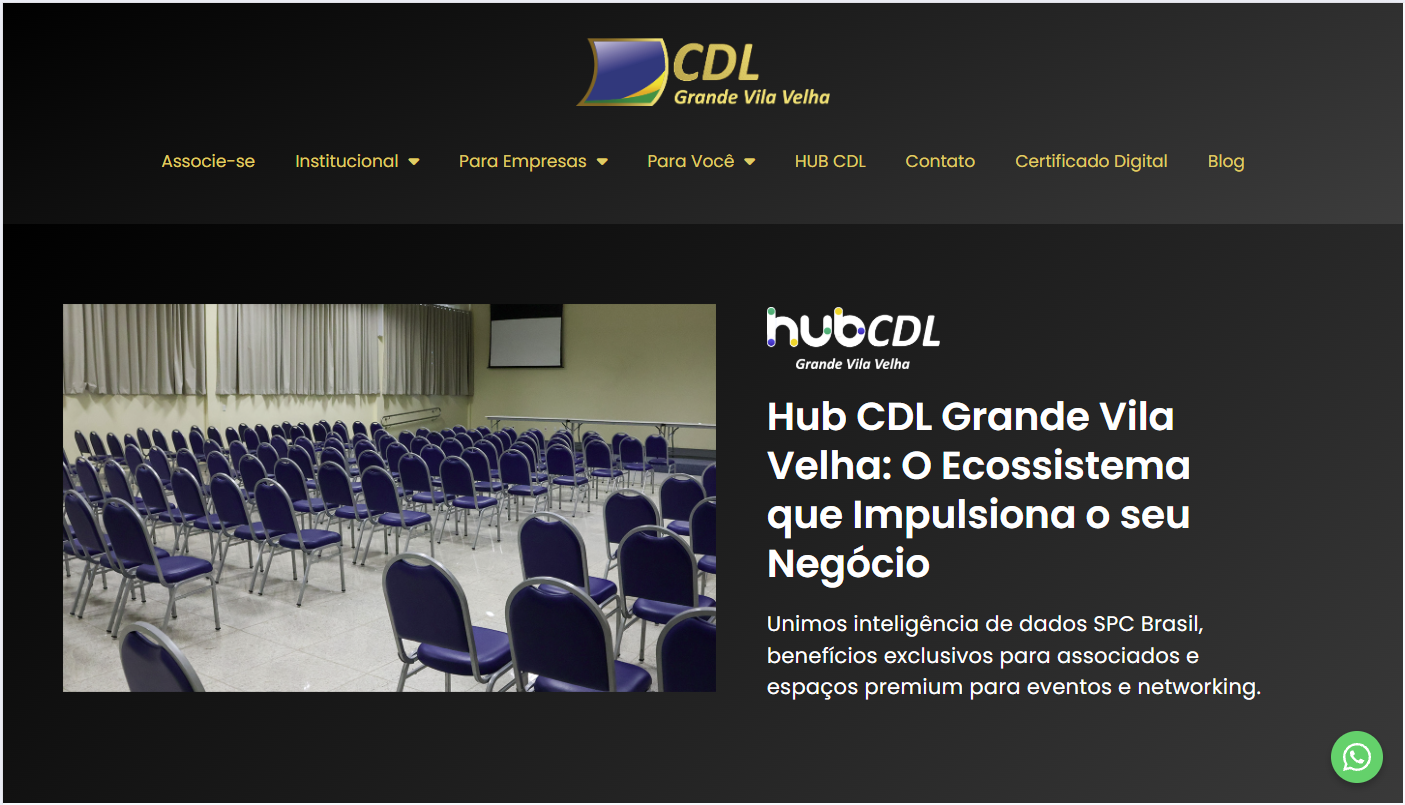 Site CDL Grande Vila Velha